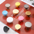 Alloy Round Cabinet Pulls & Knobs - Black Finish for DIY Projects - Black 30mm / 1pc