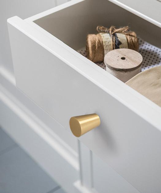 Solid Brass Cabinet Edge Pulls - Black Finish Decorative Hardware - Brass 160mm / 1pc