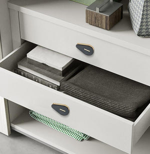 Alloy Floral Flush Cabinet Pulls - Black Finish Furniture Hardware - #3 Matte Silver 64mm / 1pc