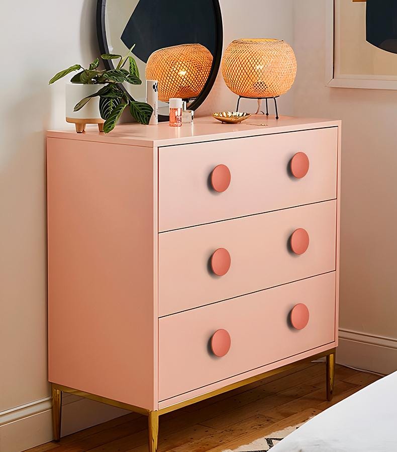 Modern Pastel Matte Cabinet Handles Metal Mid-Century Japandi Scandinavian Drawer Pulls Olive Green Beige Grey White Kitchen Furniture