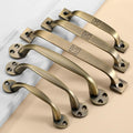 Alloy Vintage Cabinet Pulls & Knobs - Bronze Finish for Wardrobes - #1 - 130mm / 1pc