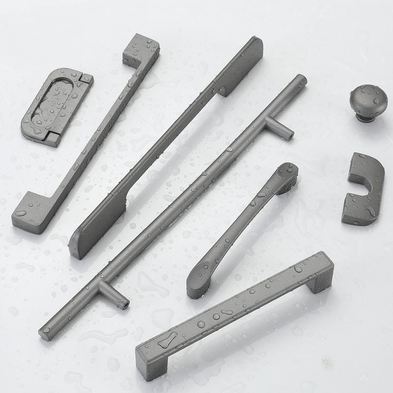 Alloy Geometric Cabinet Pulls & Knobs - Modern Furniture Hardware - #3 - 128mm / 1pc