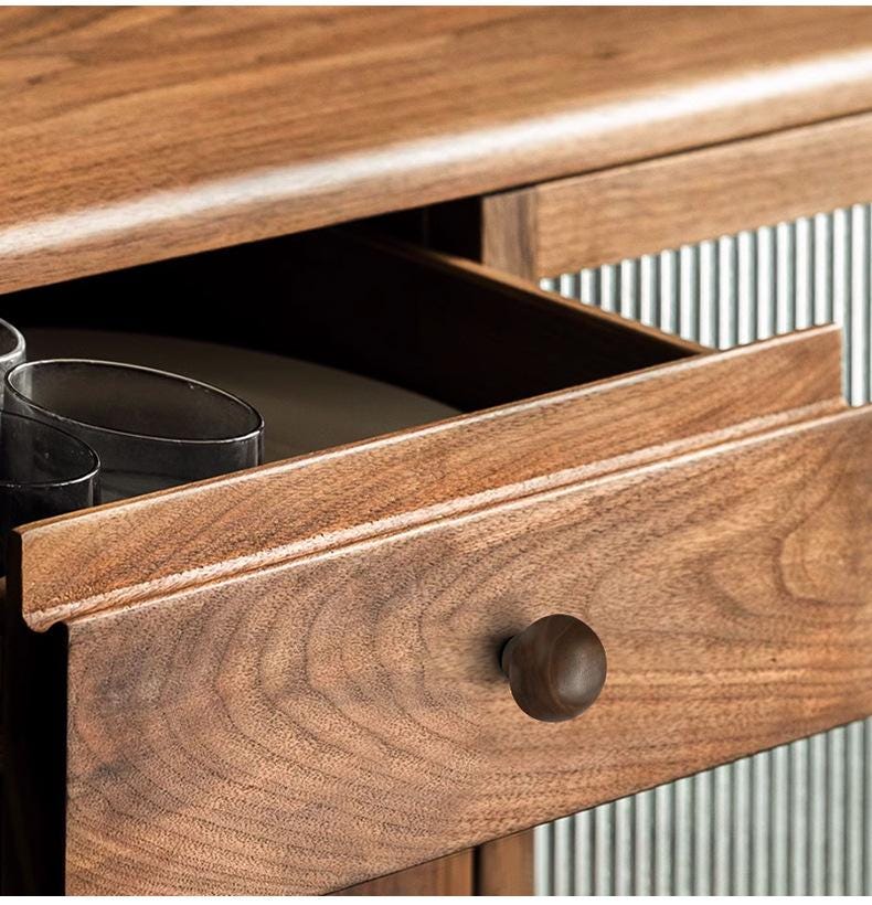 Wood Mushroom Metal Cabinet Knobs Drawers Dresser Closet Nursery Furniture Minimalist Scandinavian Style Eco Natural Handle Walnut And Beech