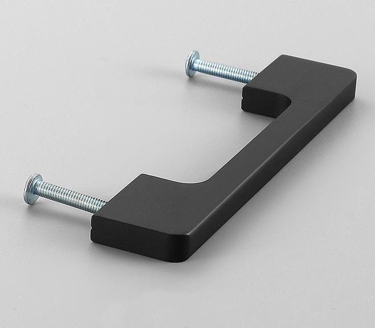 Modern Minimalist Metal Cabinet Handles Matte Black Brushed Gold Drawer Pulls Contemporary Furniture Hardware Kitchen Door Handles Sleek