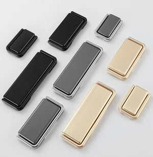 Alloy Minimalist Cabinet Pulls & Knobs - Black Finish for Cabinets - Black 40mm / 1pc