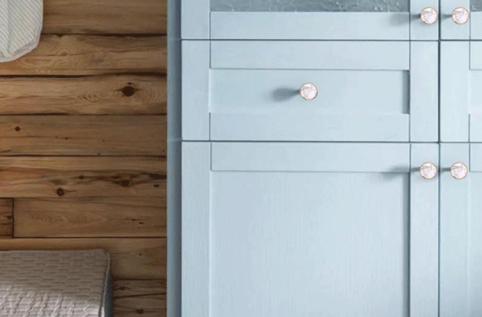Decorative Cabinet Knobs Solid Brass Base Stone Inlays Boho Classic Natural Style Handles Featuring White Marble Turquoise Tiger Eye Stones