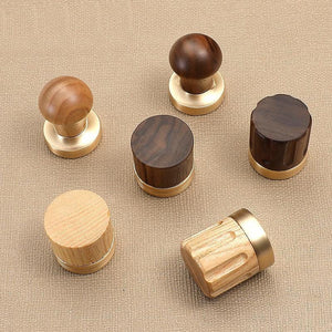 Wood Cabinet Pulls & Knobs - Minimalist Hardware for DIY Projects - #4 Oak / 1pc