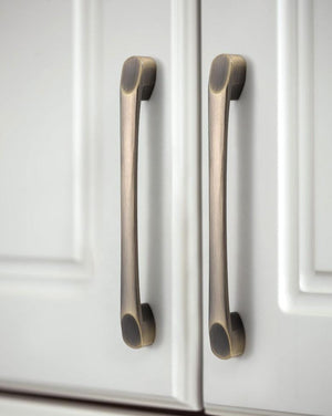 Alloy Neoclassical Cabinet Pulls & Knobs - Antique Bronze Finish - #8 - 96mm / 1pc