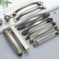 Alloy Neoclassical Cabinet Pulls & Knobs - Antique Bronze Finish - #1 / 1pc