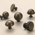 Solid Brass Round Cabinet Pulls & Knobs - Bronze Finish Hardware - #1 - 20mm / 1pc