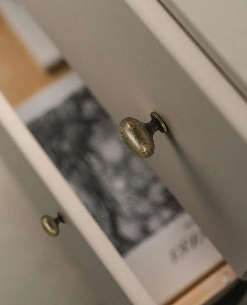Alloy Vintage Cabinet Pulls & Knobs - Silver Finish for Wardrobes - #3 Ant.Silver 192mm / 1pc