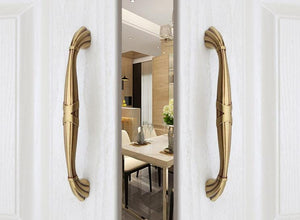 Solid Brass Round Cabinet Pulls & Knobs - Black Finish for Cabinets - #1 - 96mm Brass / 1pc