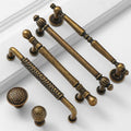 Alloy Vintage Cabinet Pulls & Knobs - Antique Bronze Finish Hardware - #1 / 1pc