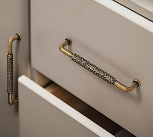 Alloy Vintage Cabinet Pulls & Knobs - Antique Bronze Finish Hardware - #5 - 96mm / 1pc