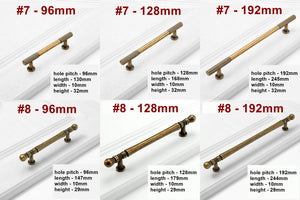 Alloy Vintage Cabinet Pulls & Knobs - Antique Bronze Finish Hardware - #4 / 1pc