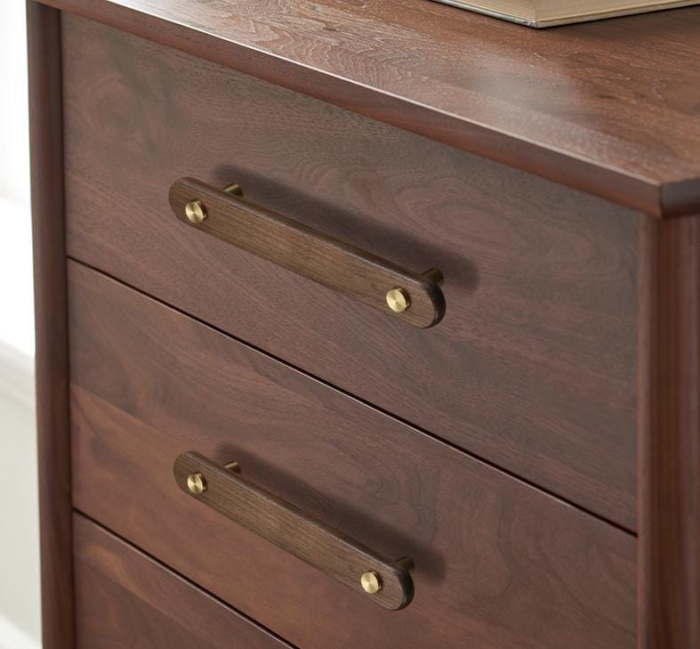 Modern Wooden Matel Cabinet Handles Gold Accents Scandinavian Japandi Eco Interior Drawers Dresser Kitchen Closet Furniture Pulls