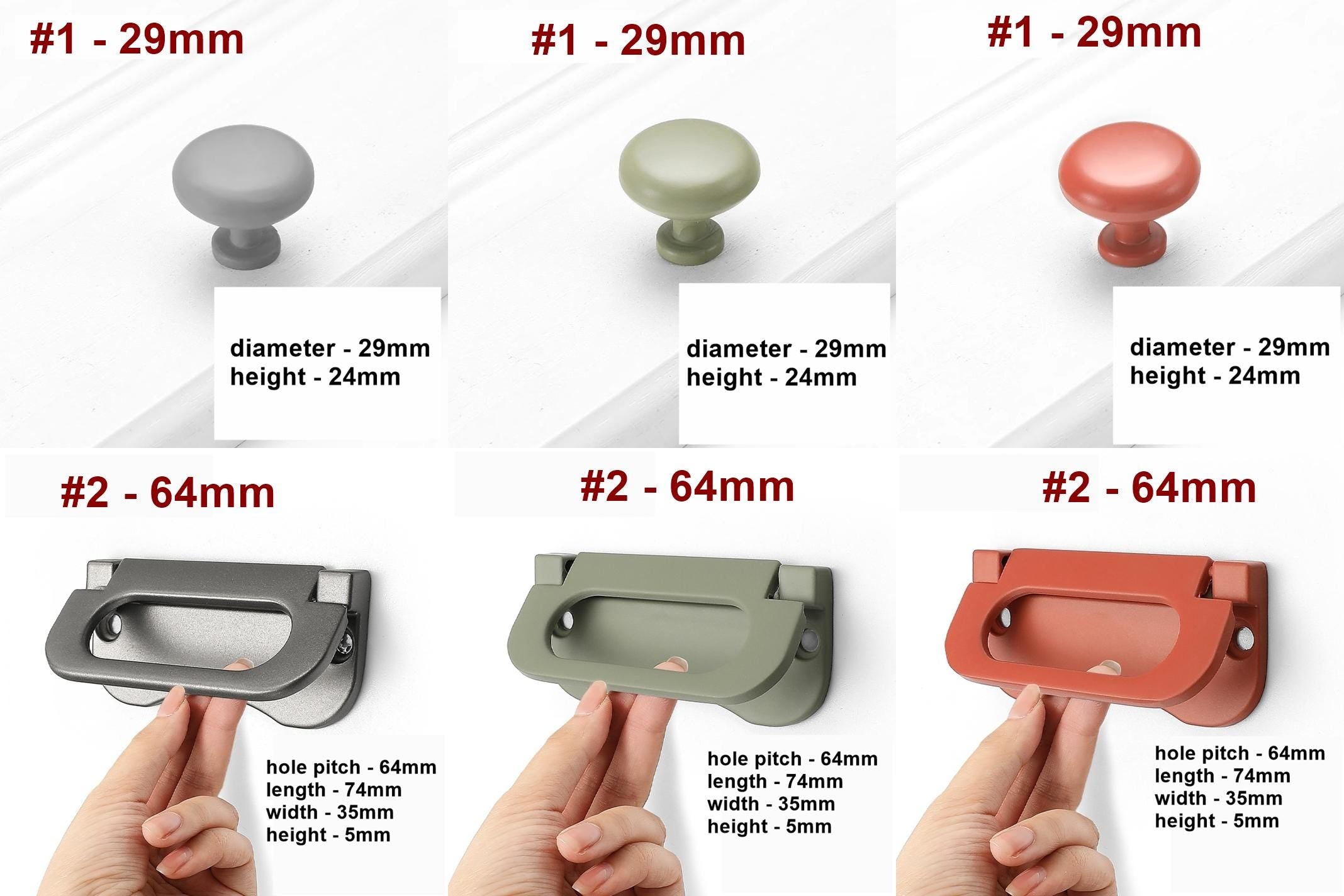 Minimalist Long Profile Metal Cabinet Handles Modern Flush Drawer Pulls Olive Beige Grey White Black Gold Scandinavian Furniture Design