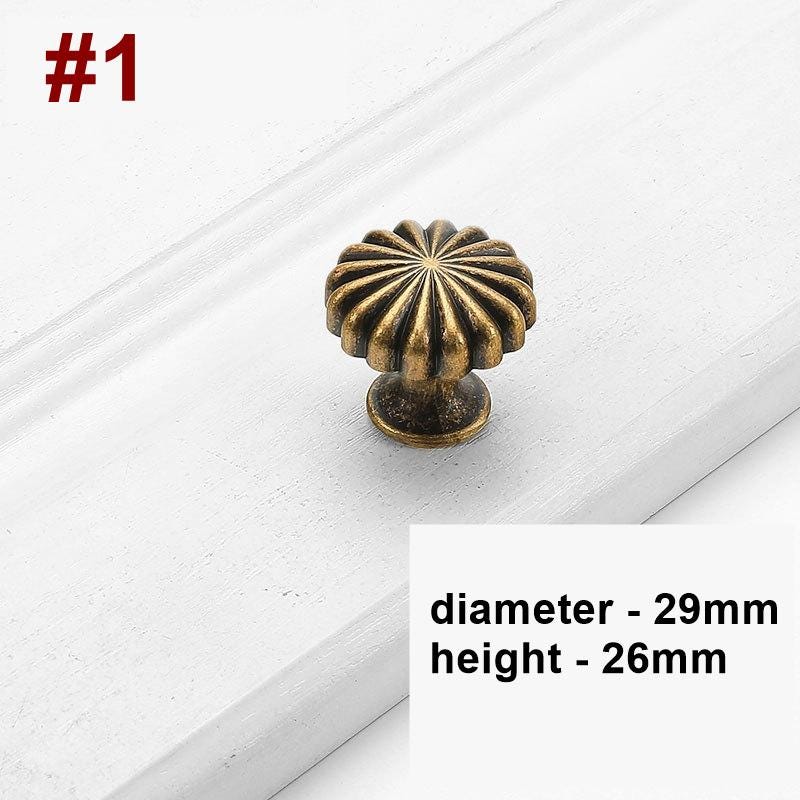 Antique Bronze Art Deco Metal Cabinet Pulls Knobs Vintage Retro Drawer Handles Industrial Chic Furniture Hardware Closet Drawer Cupboard