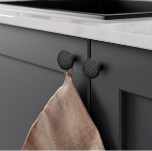 Alloy Geometric Cabinet Pulls & Knobs - Matte Gold Finish Hardware - #5 / 1pc