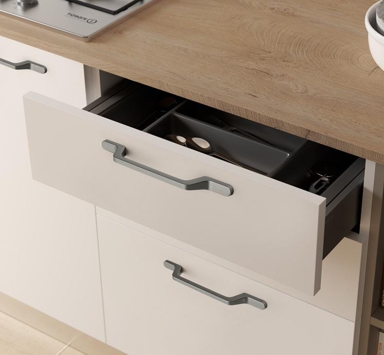 Alloy Geometric Cabinet Pulls & Knobs - Modern Furniture Hardware - #4 - 96mm / 1pc