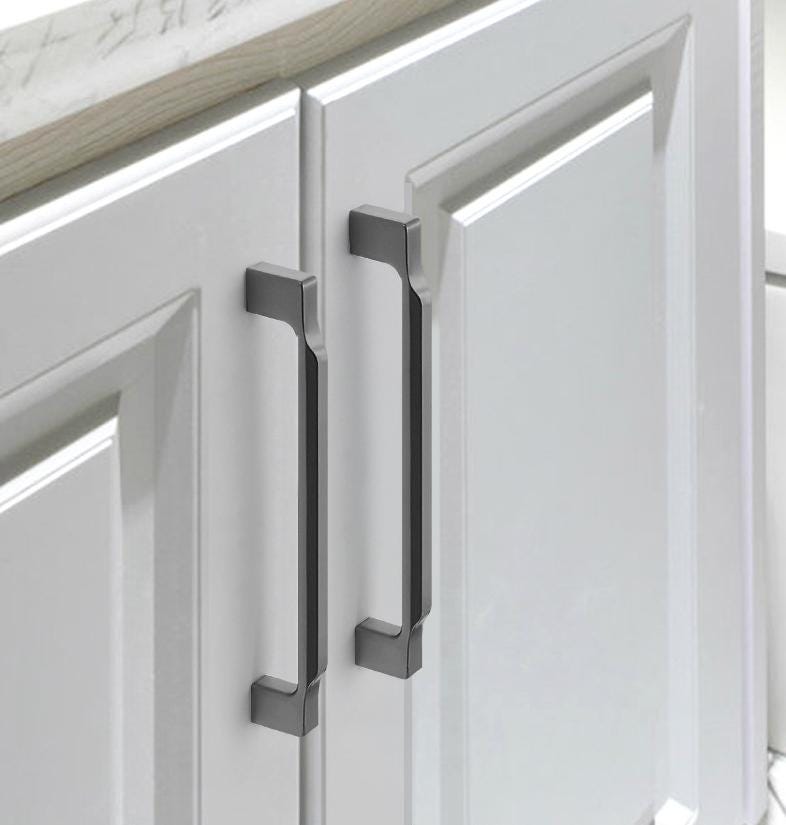 Alloy Geometric Cabinet Pulls & Knobs - Modern Furniture Hardware - #3 - 192mm / 1pc