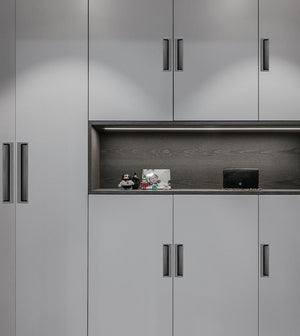 Alloy Recessed Flush Cabinet Pulls - Black Finish for DIY Projects - view 10