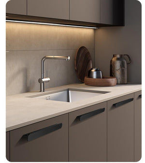 Alloy Minimalist Cabinet Pulls & Knobs - Matte Gold Finish Hardware - 128mm Gold / 1pc