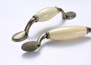 Ceramic Cabinet Pulls & Knobs - Bronze Finish Decorative Hardware - view 6