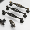 Alloy Ornate Cabinet Pulls & Knobs - Antique Bronze Finish Hardware - T-Shape Bronze / 1pc