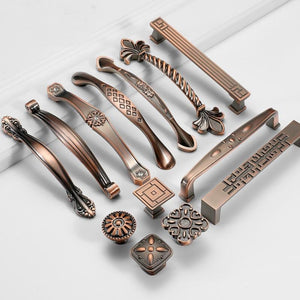 Alloy Geometric Cabinet Pulls & Knobs - Bronze Finish for Cabinets - #1 / 1pc