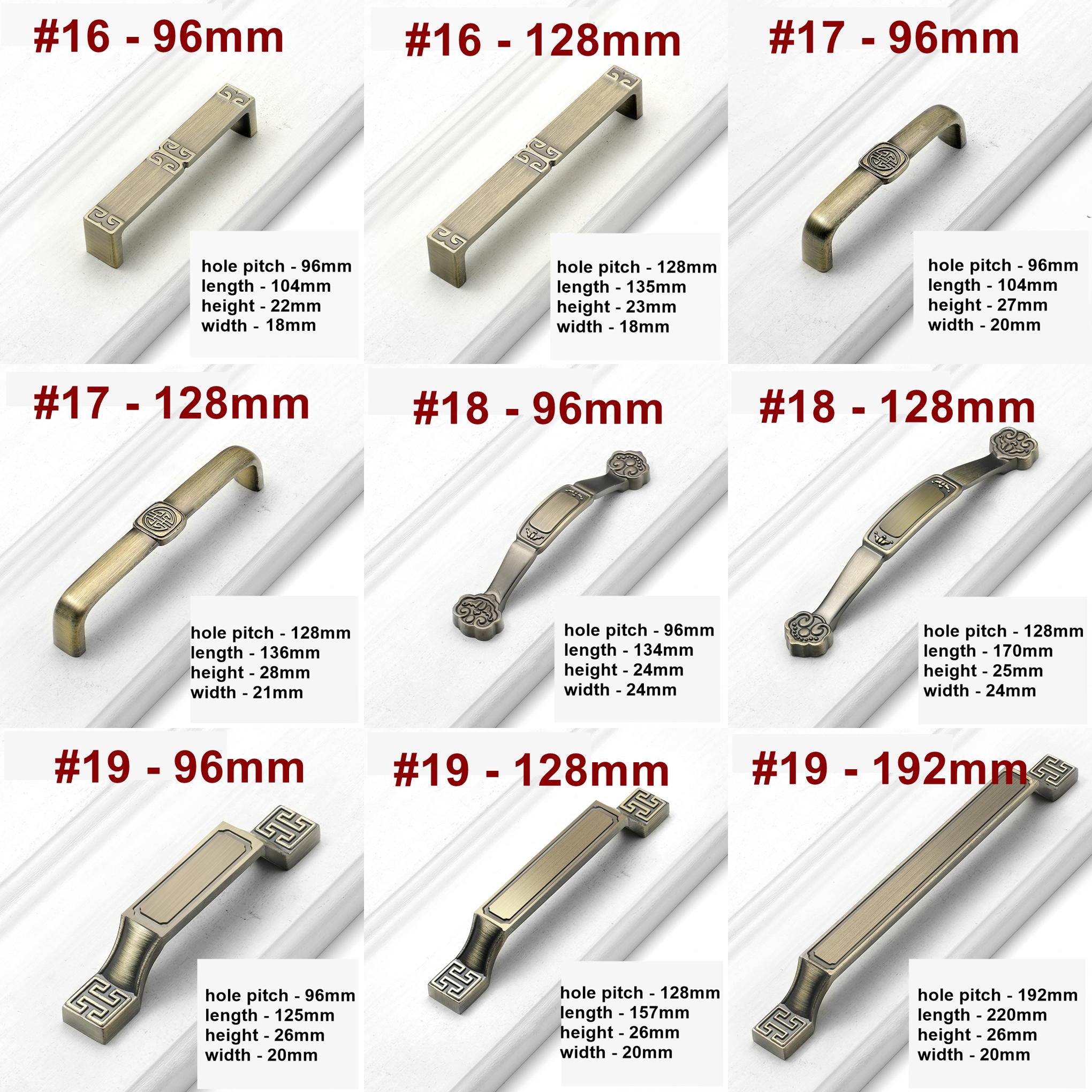 Alloy Art Deco Cabinet Pulls & Knobs - Furniture for Wardrobes - #5 / 1pc
