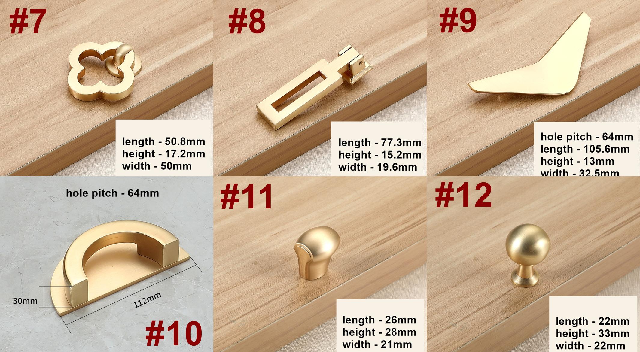 Alloy Round Cabinet Ring Pulls - Matte Gold Finish for Wardrobes - #3 / 1pc