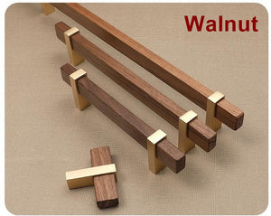 Wood Cabinet Pulls & Knobs - Minimalist Hardware for DIY Projects - #3 Oak / 1pc