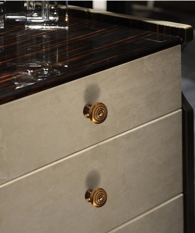 Baroque Style Metal Cabinet Handles Vintage Drawer Knobs Classic Metal Pulls Dresser Kitchen Wardrobe Furniture Bronze Silver Gold Finishes