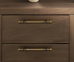 Alloy Vintage Cabinet Pulls & Knobs - Antique Bronze Finish Hardware - #6 - 128mm / 1pc