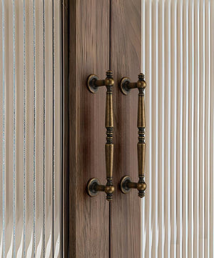 Alloy Vintage Cabinet Pulls & Knobs - Antique Bronze Finish Hardware - #6 - 192mm / 1pc