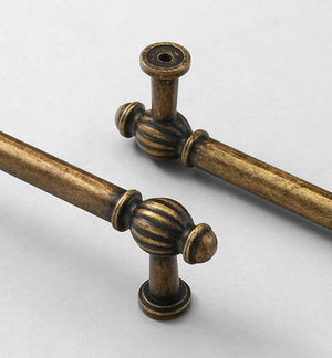 Alloy Vintage Cabinet Pulls & Knobs - Antique Bronze Finish Hardware - #6 - 96mm / 1pc
