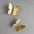 Solid Brass Butterfly Cabinet Knobs Modern Art Deco Drawer Pulls Designer Furniture Handles Kids Room Closet Dresser Decorative Handles
