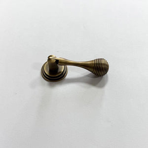 Solid Brass Geometric Cabinet Pulls & Knobs - Bronze Finish Hardware - #3 Brass / 1pc