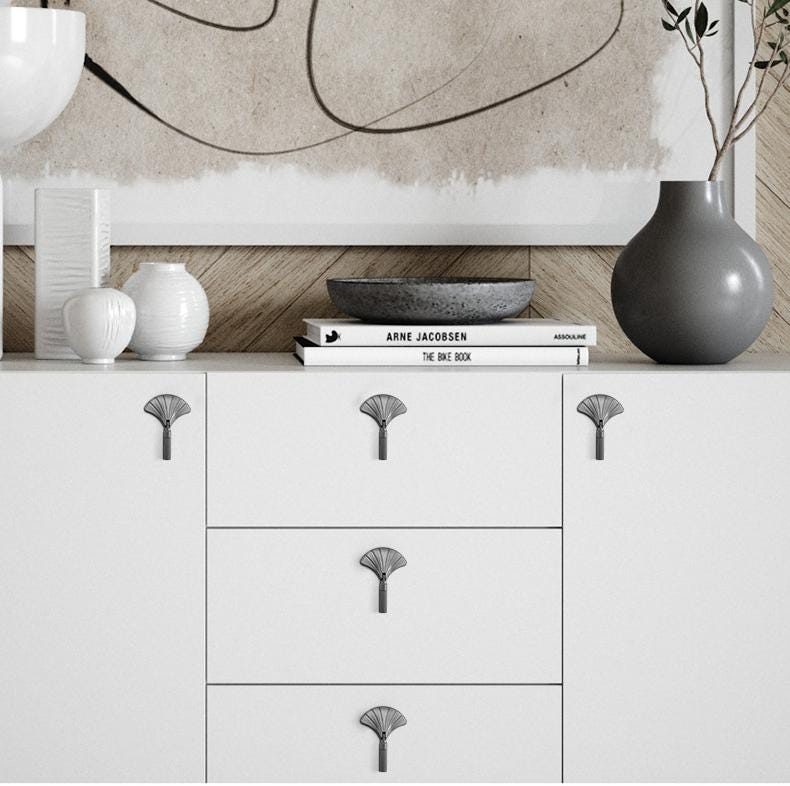 Alloy Geometric Cabinet Pulls & Knobs - Black Finish for Cabinets - view 7