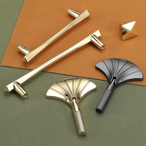 Alloy Geometric Cabinet Pulls & Knobs - Black Finish for Cabinets - #1 / 1pc