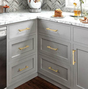 Alloy Geometric Cabinet Pulls & Knobs - Black Finish for Cabinets - view 8