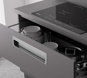 Alloy Recessed Flush Cabinet Pulls - Black Finish for DIY Projects - view 7