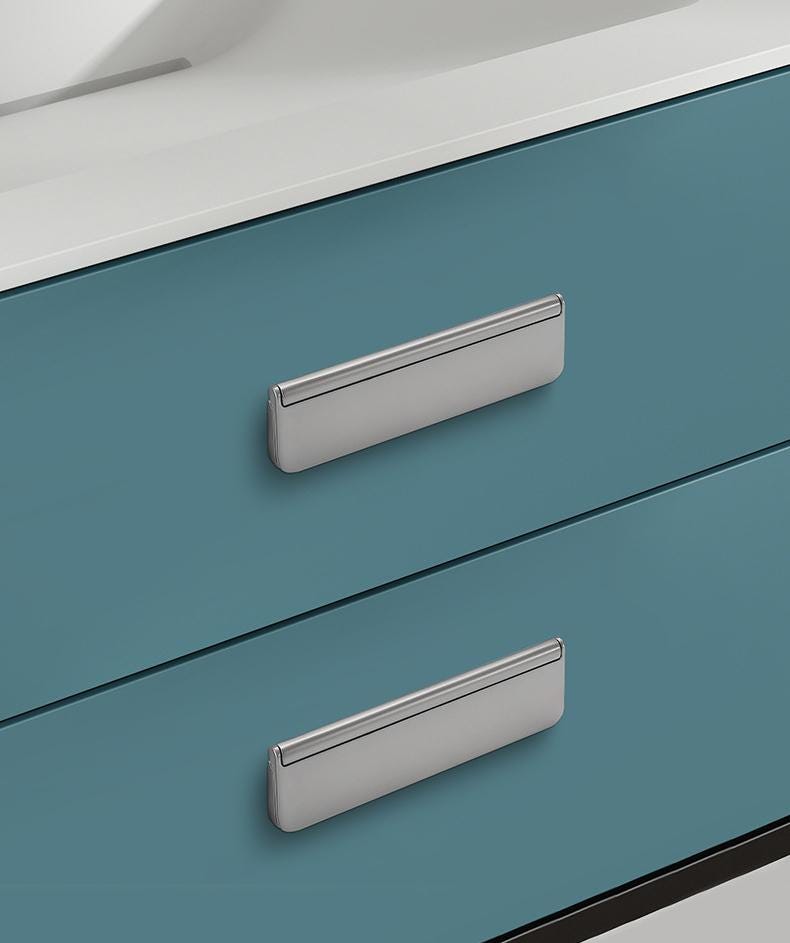 Modern Minimalist Metal Cabinet Pulls Rectangular Drawer Handles Gold Black Silver Wardrobe Furniture Handles High Tech Kitchen Hardware