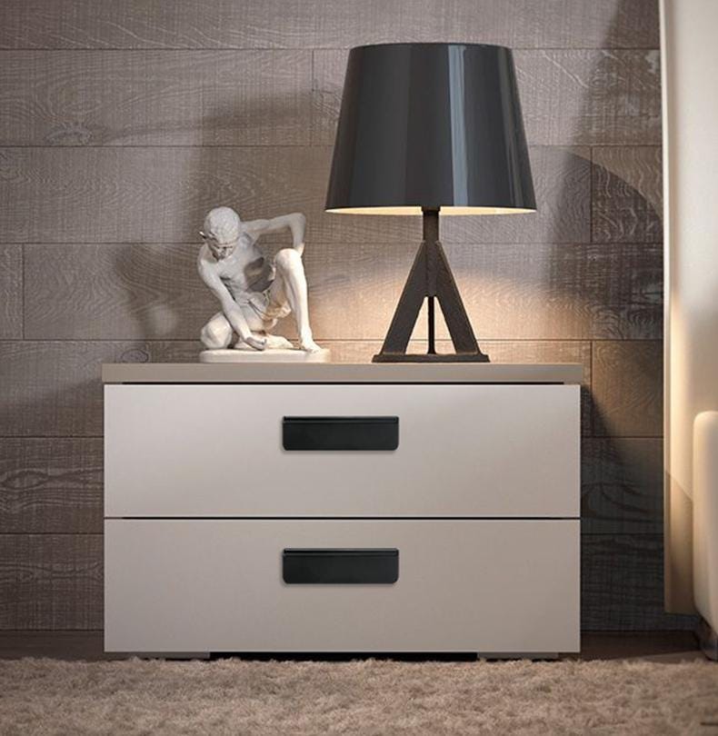 Modern Minimalist Metal Cabinet Pulls Rectangular Drawer Handles Gold Black Silver Wardrobe Furniture Handles High Tech Kitchen Hardware