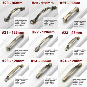 Alloy Art Deco Cabinet Pulls & Knobs - Furniture for Wardrobes - #6 / 1pc