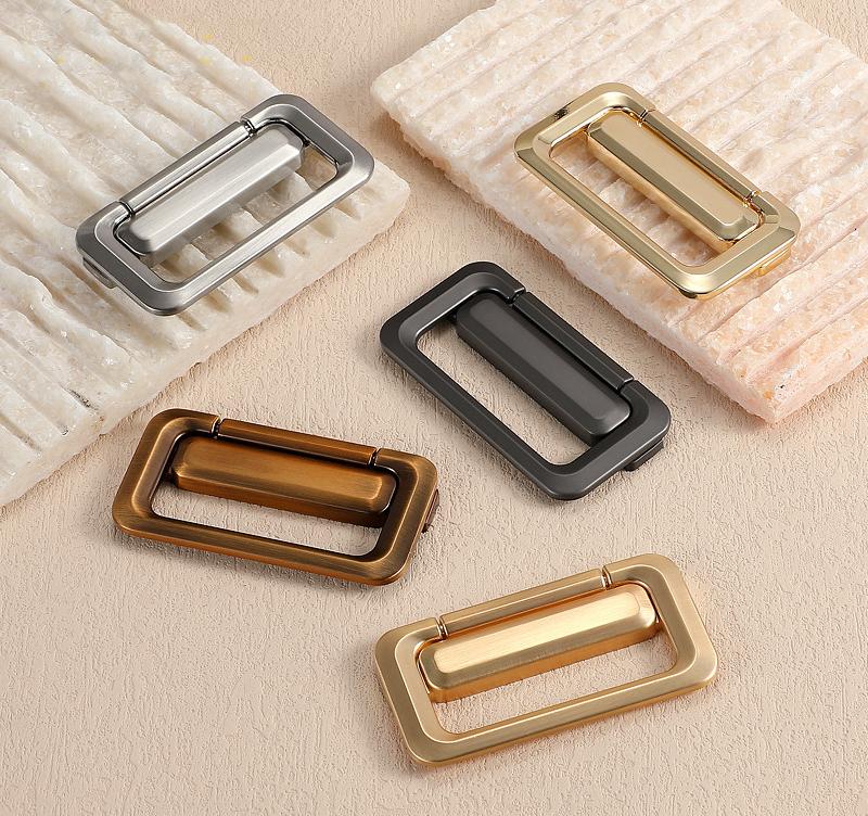 Modern Rectangle Drawer Pulls Minimalist Metal Cabinet Handles Contemporary Closet Knobs Metal Furniture Hardware Kitchen Wardrobe Dresser