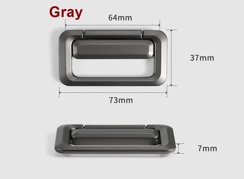 Modern Rectangle Drawer Pulls Minimalist Metal Cabinet Handles Contemporary Closet Knobs Metal Furniture Hardware Kitchen Wardrobe Dresser
