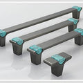 Alloy Art Deco Cabinet Pulls & Knobs - Furniture for DIY Projects - T-Shape / 1pc