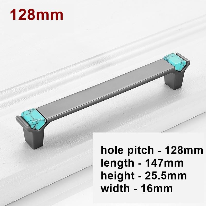 Alloy Art Deco Cabinet Pulls & Knobs - Furniture for DIY Projects - 192mm / 1pc